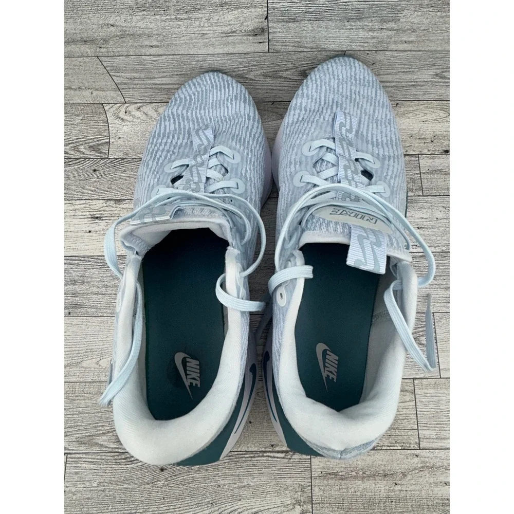 Nike Motiva Walking Shoes Women 12 Sky Blue Teal Rocker Sole Sneakers DV1238-400